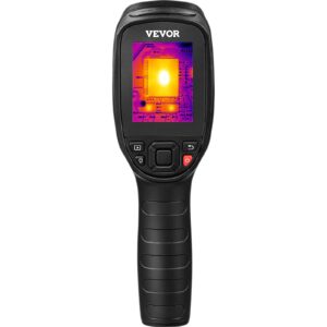 VEVOR Thermal Imaging Camera, 240x180 IR Resolution (43200 Pixels), 20Hz Refresh Rate Infrared Camera with -4℉~662℉ Temperature Range, 16G Built-in SD Card, and Rechargeable Li-ion Battery