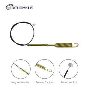 DEHOMKUS 2-Pcs 115-5680 Auger Cable for Toro 38595 38611 38620 38630 38640 Snow Blower - 106-4599 1155680 SnowthrowerReplacement Cable(2/Packs)