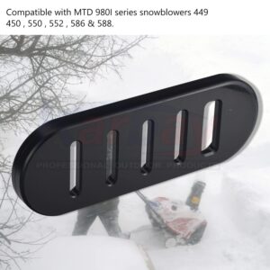 Karbay 2 Pack 784-5038B Snowblower Skid Plates / A144BD Composite Skid Shoes Replaces 784-5038B-0637 Compatible with MTD Snowblower 449, 450, 550, 552, 586 & 588 Models 784-5038A.