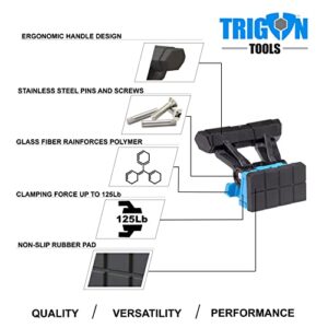 Kit to Build Woodworking Jigs Fixtures |30⁰ Dovetail Aluminum Tracks and Inline Clamps |Cutting Routing Drilling Sanding Gluing Assembling |Include T Track Accessories: T bolts, Star Knobs (ECO KIT)