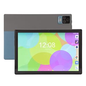 lbec call tablet, 100240v 5mp front 13mp rear blue 10.1 inch tablet 1280x800 ips 8.1 with card pin (us plug)