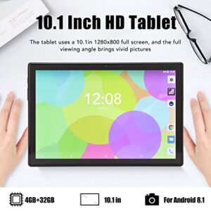 LBEC Call Tablet, 100240V 5MP Front 13MP Rear Blue 10.1 Inch Tablet 1280x800 IPS 8.1 with Card Pin (US Plug)