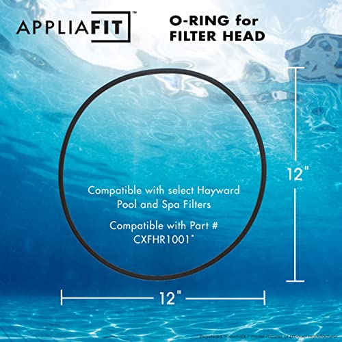 AppliaFit Filter Head O-Ring Compatible with Hayward CXFHR1001 and RGX45G for Select Pool Filters