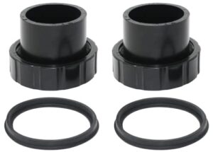 union connector kit compatible with hayward spx3200unkit for select hayward tristar, northstar and ecostar pool pumps and select swimclear cartridge filters (2-pack)