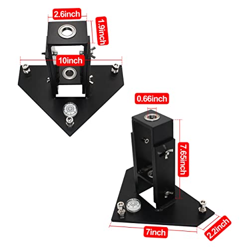 TIROAR Drilling Guide 5/8” Anchor Holes with Leveling Legs and Bubble Level to Easily Install Pool Fence Accurately in Concrete