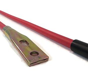 The ROP Shop | Set of 27-inch Red, Universal Snowplow Blade Guide Kit for Boss MSC01870