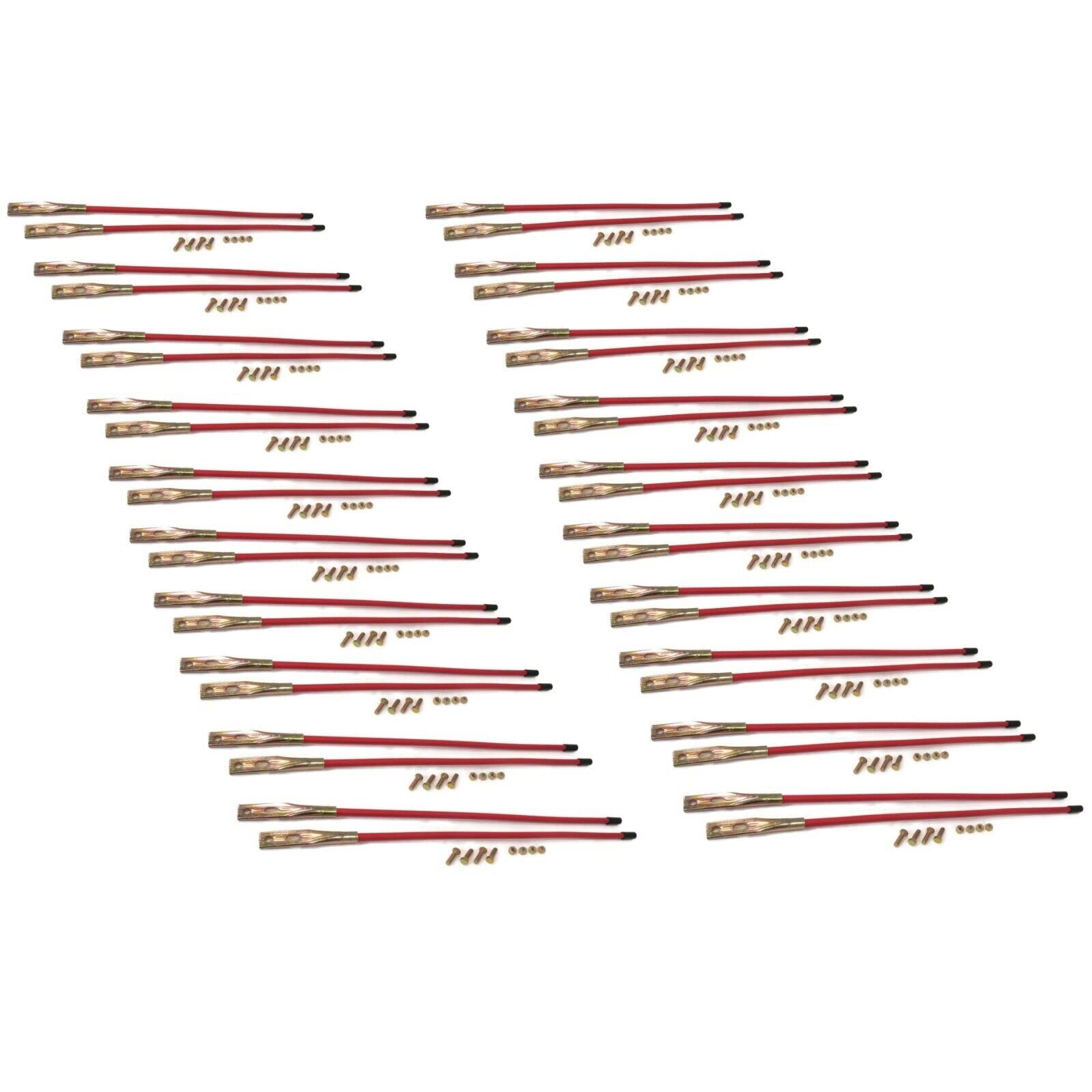 The ROP Shop | Pack of 20 - Set of 27-inch Red, Universal Plow Blade Guide for Western 62265