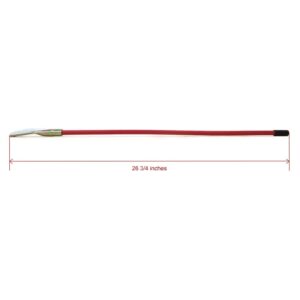 The ROP Shop | Set of 27-inch Red, Universal Snowplow Blade Guide for Boss Power HD V/XT/DXT