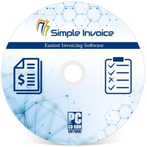 Invoicing software | Simple invoice - Easiest invoicing software on the market, designed for self-employed or small business owners. CD-ROM compatible with windows 11-7