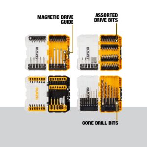 DEWALT Mechanics Tool Kit (DWMT73803) and Screwdriver & Drill Bit Set (DWA2FTS100)