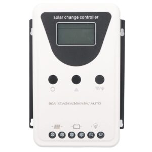 solar controller solar panel regulator with 4 stage charging function mppt automatic detection system protection safe charging solar panel regulator (80a)