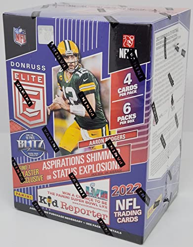 2022 Donruss Elite Football NFL Trading Cards Blaster Box (24 Cards/Box)