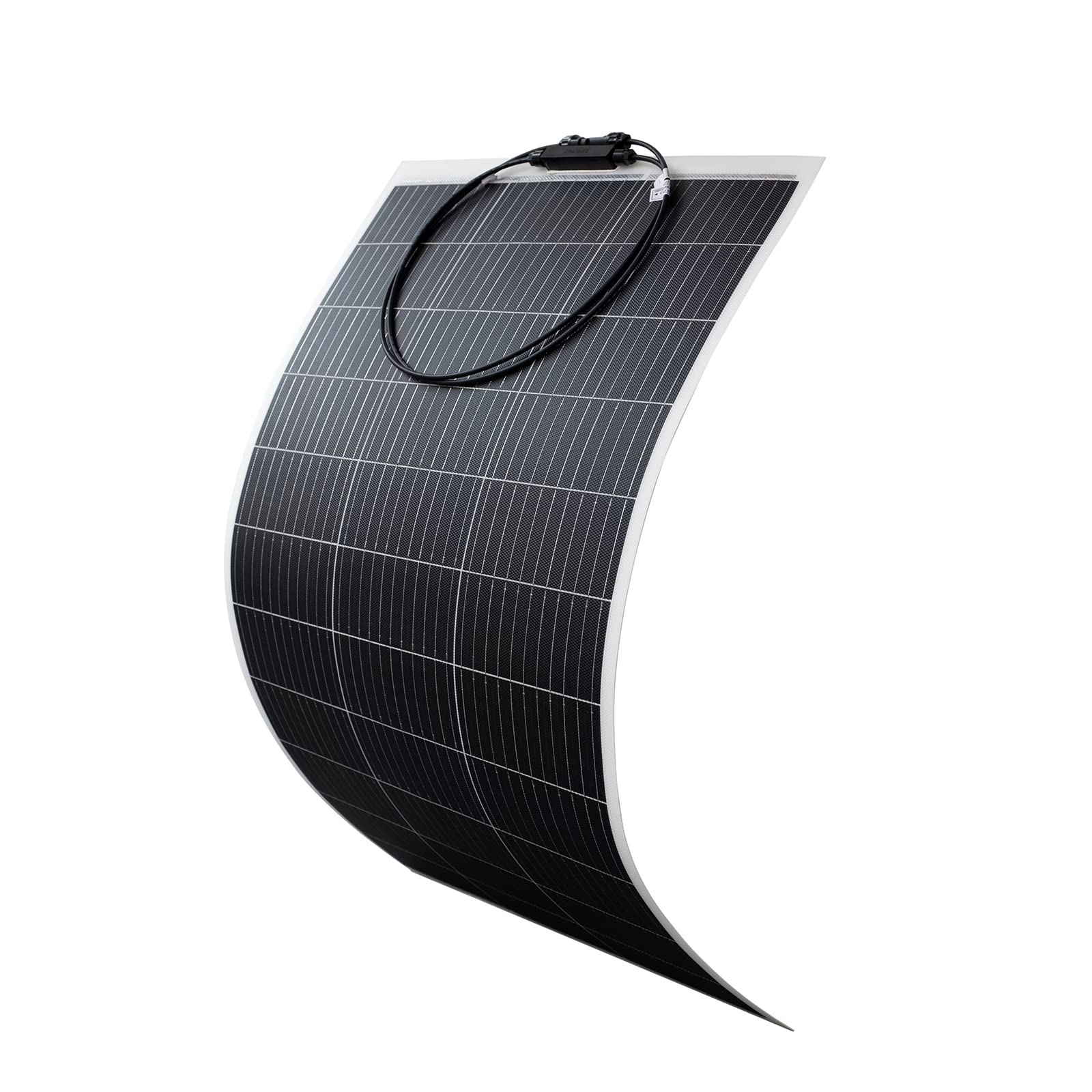 XDAY Flexible Solar Panel 100W 18V Monocrystalline Bendable Mono Off-Grid Charger for Marine RV Cabin Van Car Uneven Surfaces