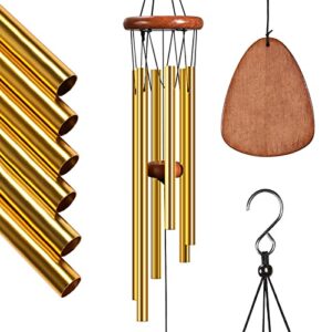 WindCraft Wind Chimes - 26 Inch Wooden Wind Chimes for Outside, Wind Chimes Outdoor Clearance, Windchimes Outdoors, Memorial Wind Chimes, Elegant Chime for Home Decor, Garden Decor, Patio Décor