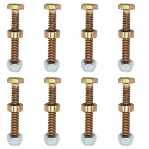 (pack of 8) 1501216ma 1501216 shear pins & nuts kits for ayp craftsman murray 9524ma 301172 301172ma 722130 snow throwers