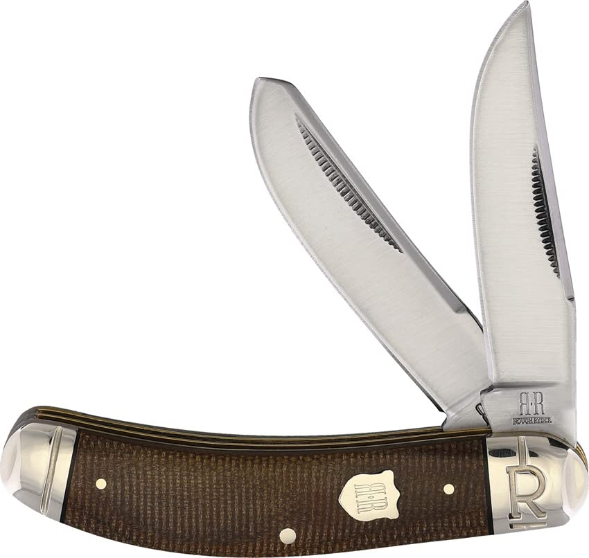 Rough Ryder Sowbelly Trapper Brown Burlap RR2332