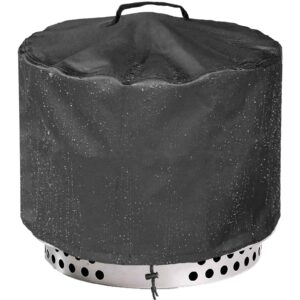 wicktick 30x30x25 in gas fire pit cover, waterproof & heavy duty cover fit 30x30 / 28x28 inch outdoor tall propane firepit tables
