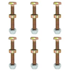 (Pack of 6) 1501216MA Shear Bolt Kit Replaces AYP Craftsman Murray 500026MA 9524MA 1501216 301172 301172MA 722130 Snow Throwers