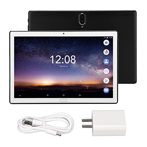 10.1 Inch HD Smart Tablet 2GB RAM 32GB ROM Dual SIM Dual Standby Tablet 3 Card Slots Design for Work and Entertainment (US Plug)