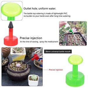 Happyyami 8pcs Shower Head Bottle Sprinkler Head Water Bottle Sprinkler Bottle Waterer Spout Adapter Watering Bottle Cap Flower Sprinkler Practical Bottle Sprinkler Replace Plastic Bonsai