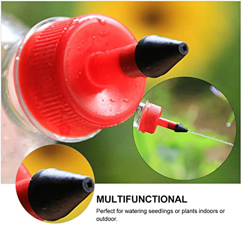 Happyyami 8pcs Shower Head Bottle Sprinkler Head Water Bottle Sprinkler Bottle Waterer Spout Adapter Watering Bottle Cap Flower Sprinkler Practical Bottle Sprinkler Replace Plastic Bonsai