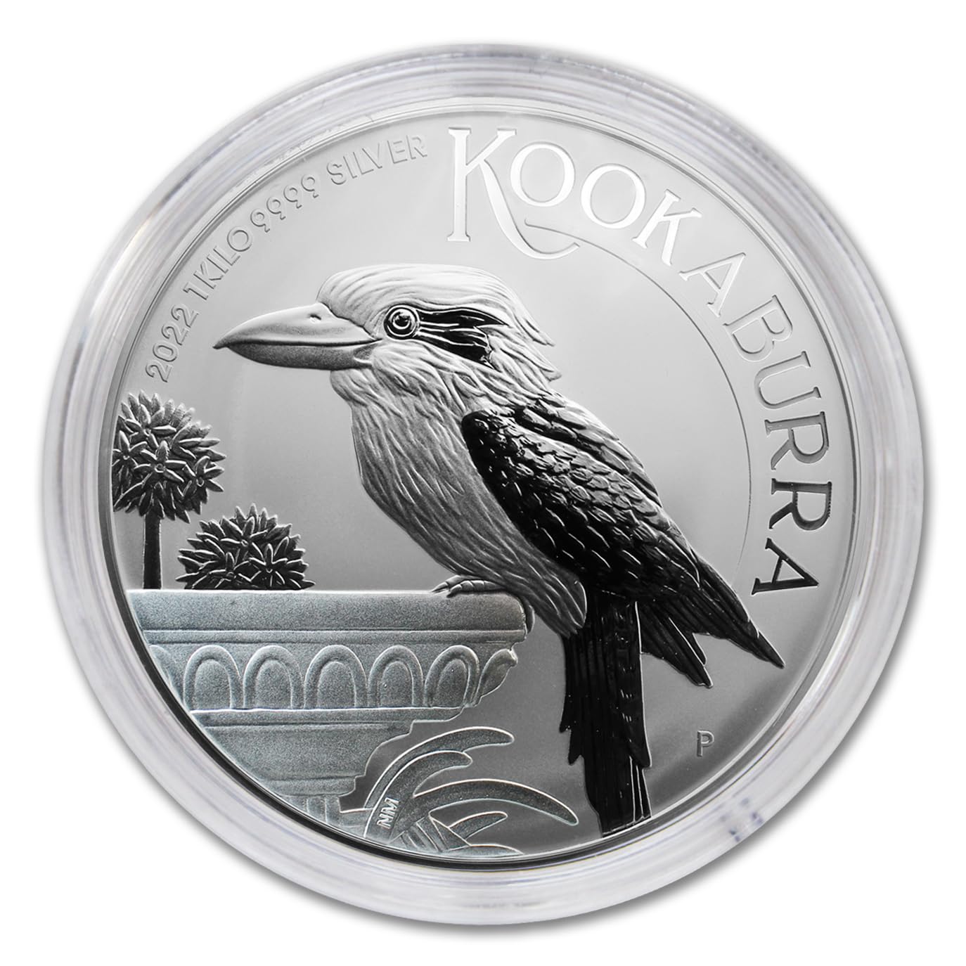 2022 P 1 Kilo (32.15 oz) Australian Silver Kookaburra Paperweight Coin Brilliant Uncirculated (BU - in Capsule) with Certificate of Authenticity $30 Seller BU