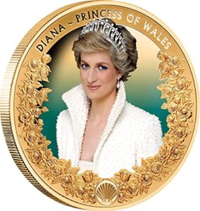 2022 de modern commemorative powercoin diana the people princess 1 oz gold coin 100$ tokelau 2022 proof