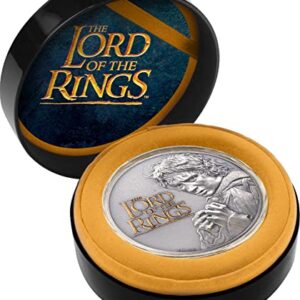 2022 DE Modern Commemorative PowerCoin Lord Of The Rings 2 Oz Silver Coin 10$ Cook Islands 2022 Antique Finish
