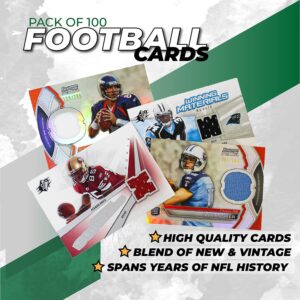 NFL Football Trading Cards Mixed Starter Group 2 Official NFL Autographed, Jersey or Relic Cards in Every Pack Sports Collectible Trading Card Packs & Boxes