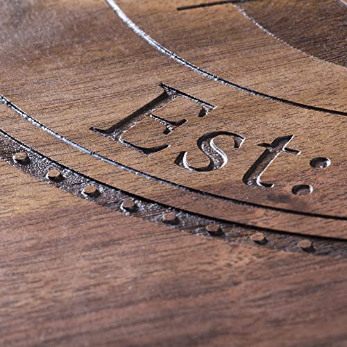 Personalized Wood Monogram Cutting Board - Custom Maple, Cherry and Walnut Cutting Boards for Couples - Wedding Anniversary Housewarming Gift Made in USA - Customizable Kitchen Charcuterie Gifts