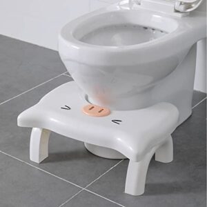 toilet stool, foldable squatting potty stool for bathroom, poop stool 7 inches height proper toilet posture for better and healthier defecation