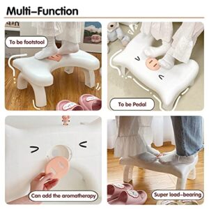 Toilet Stool, Foldable Squatting Potty Stool for Bathroom, Poop Stool 7 Inches Height Proper Toilet Posture for Better and Healthier Defecation