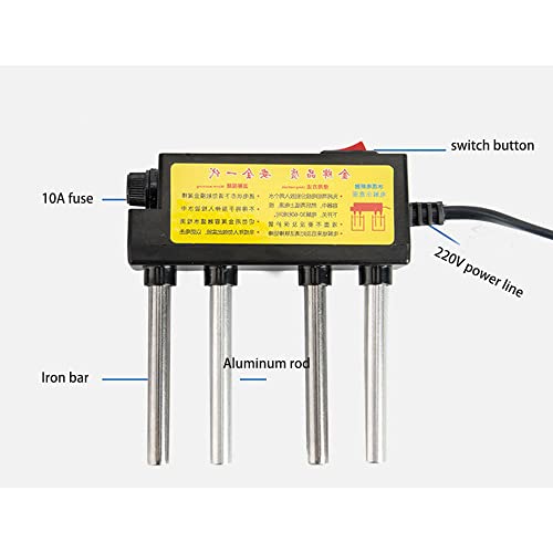 SaiDian 1Pcs Water Electrolyzer Tester Electrolysis Iron Bars TDS Tester Meter Quick Water Quality Tester Water Purity Filter Measuring Tool