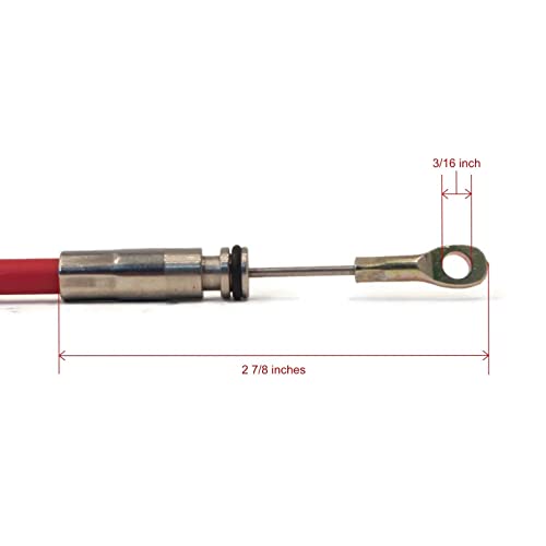 The ROP Shop | 9 Foot Old Style, Snow Plow T-Handle Control Cable for Western Hydraulics