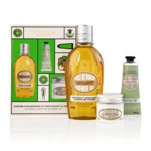 l'occitane almond collection, body care, gift set
