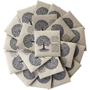forget me not seeds - tree of life funeral favors - prefilled seed packets - ready to give - pack of 20