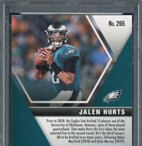 Jalen Hurts 2020 Panini Mosaic Football Rookie Card #265 Graded PSA 10