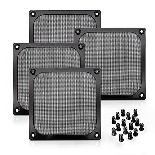 4 Pack of Mesh Grills with Screws (80mm)