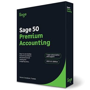 SAGE 50 PREMIUM ACCOUNTING 2023 U.S. 3-USER 1-YEAR SUBSCRIPTION