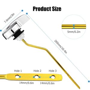 TOTO Toilet Handle Side Mount, Universal Side Mount Toilet Flush Lever Handle Repair Replacement Kit for TOTO Kohler Toilet Tank, 1-Pack