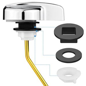 TOTO Toilet Handle Side Mount, Universal Side Mount Toilet Flush Lever Handle Repair Replacement Kit for TOTO Kohler Toilet Tank, 1-Pack