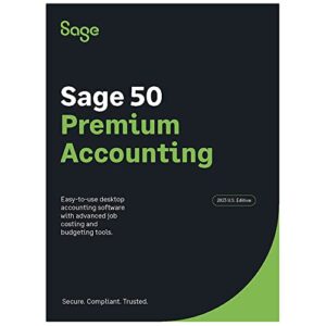 sage 50 premium accounting 2023 u.s. 1-user small business accounting software