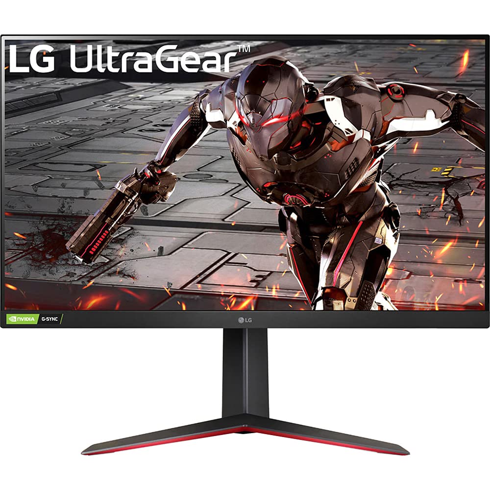 LG 32GN550-B 32" Ultragear FHD 165Hz HDR10 Gaming Monitor with G-SYNC Bundle with Deco Gear Wired Gaming Mouse and Deco Gear Large Extended Pro Gaming Mouse Pad