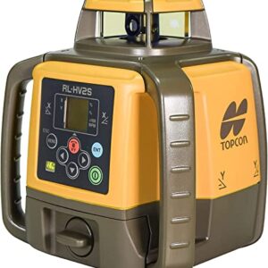 Topcon CLASS 1 2.4mW Laser RL-HV2S Leveling Dual Grade Laser Kit w/NiMH Battery