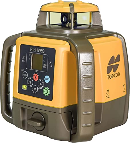 Topcon CLASS 1 2.4mW Laser RL-HV2S Leveling Dual Grade Laser Kit w/NiMH Battery