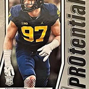 NEW 2022 Panini Score Football Authentic AIDAN HUTCHINSON Rookie Card - Detroit Lions