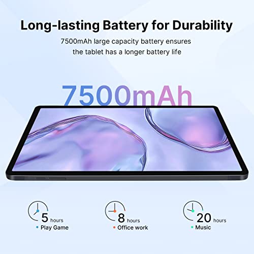 ApoloSign Android 12 Tablets & Phone 10.5 Inch Tablet with 5Ghz WiFi/ 4G LTE Octa-core 6GB RAM 128GB ROM 1920x1200 FHD IPS Screen 7500mAh Batterry 5+13MP Camera