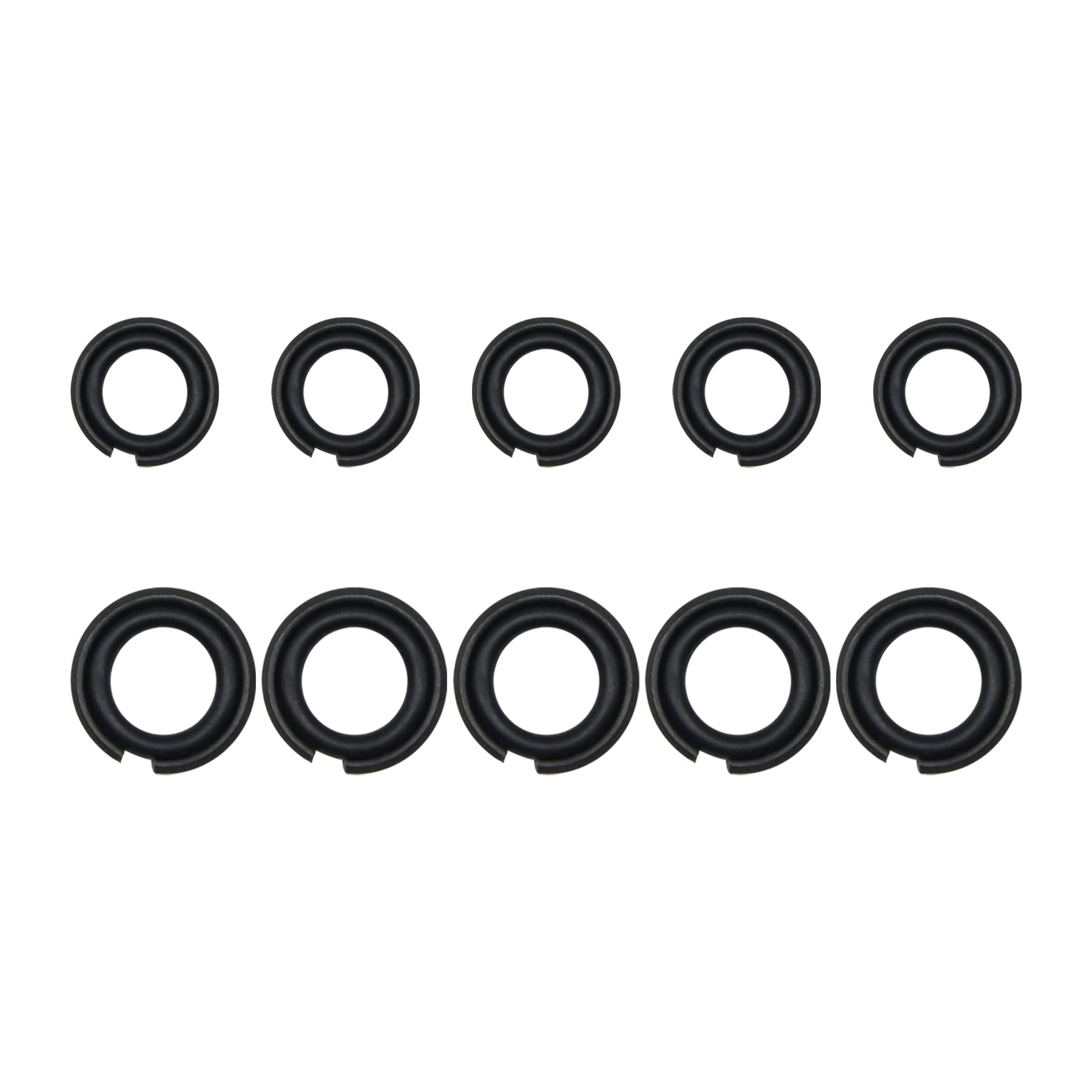 5 Sets 3/8" and 5 Sets 1/2" Impact Retaining Ring Wrench Socket Clip with O-Ring Fits Replacement Impact Wrench Square Drive Socket Retainer Ring