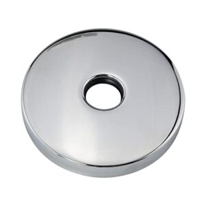 dgbrsm shower flange cover 3.5 inch extra large round escutcheon cover plate for shower head arms, chrome