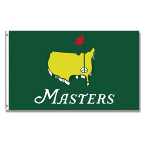 kasflag masters flag golf banner flag tapestry (3x5 feet,heavy duty, 150d polyester) for college dorm man cave